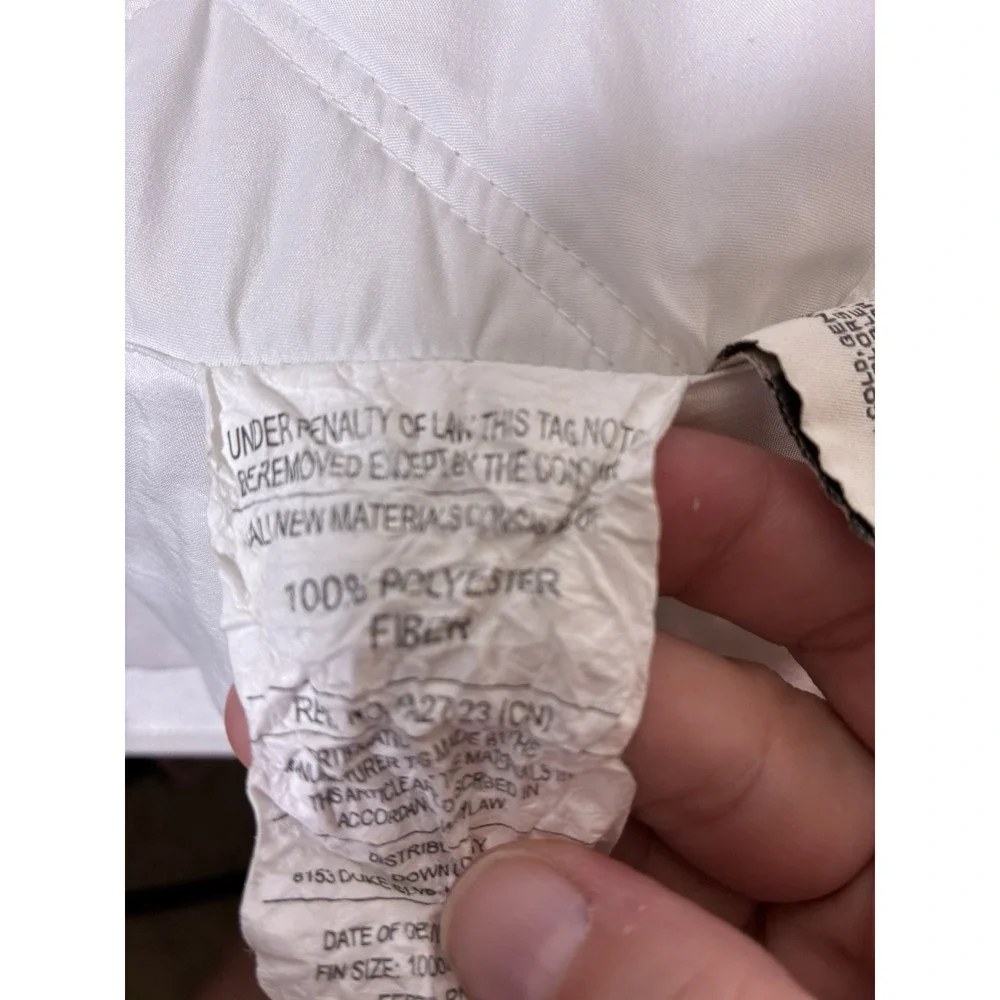 Eddie Bauer duvet‎ Blanket Queen White Polyester Fill Lightweight Modern